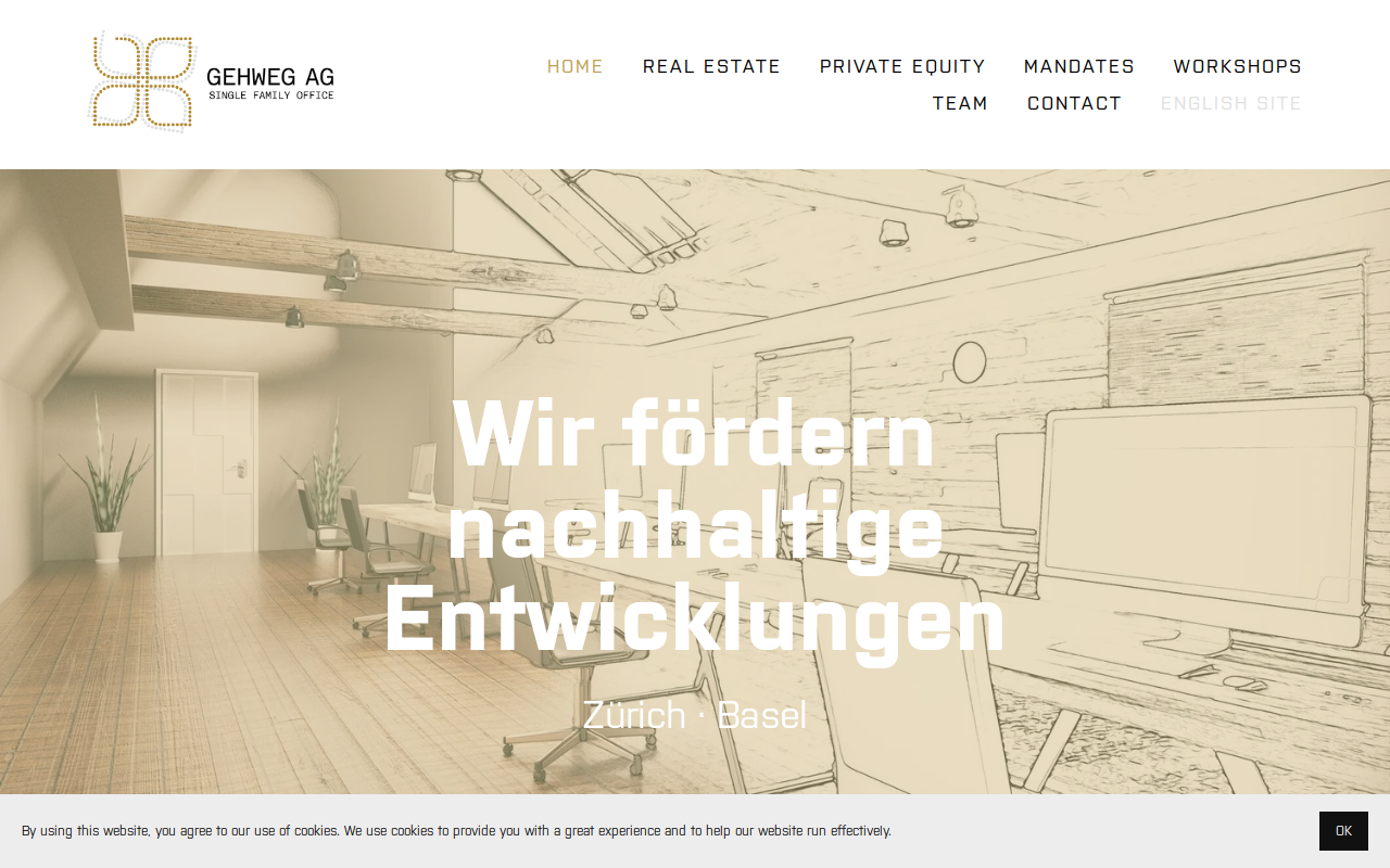Gehweg AG website screenshot