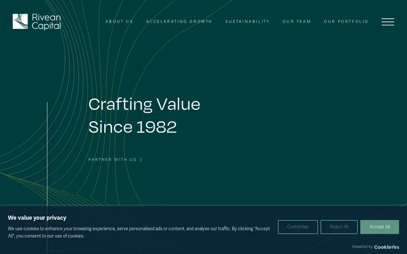 Rivean Capital website screenshot