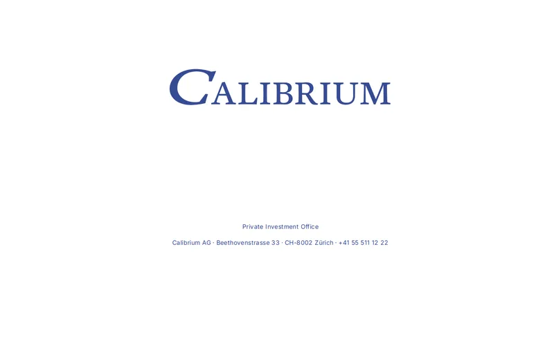 Calibrium AG website screenshot