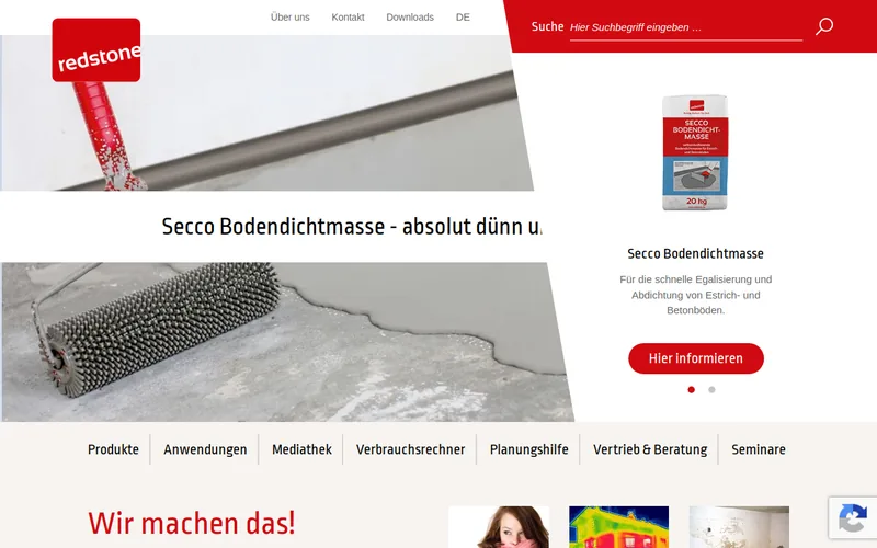 Redstone Digital (Schweiz) GmbH website screenshot
