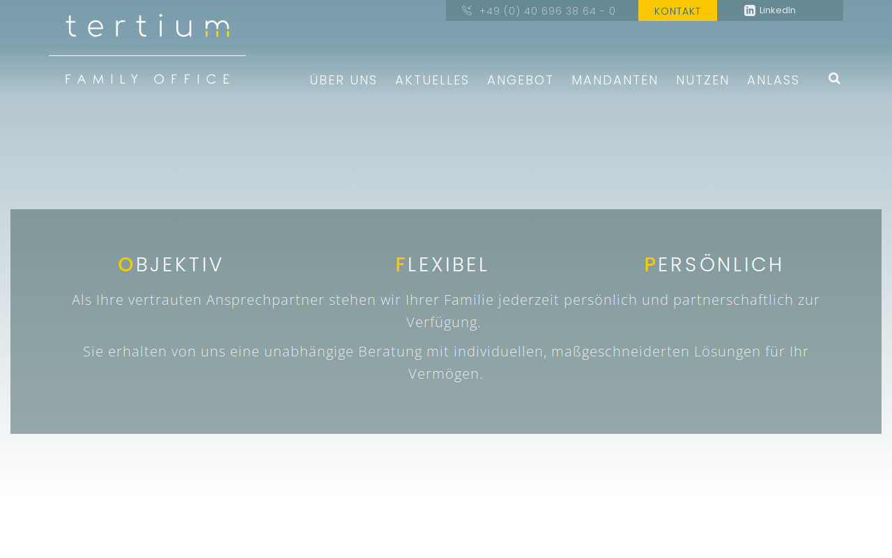 Tertium Family Office website screenshot
