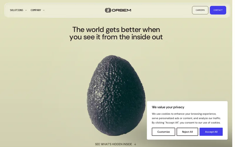 Orbem website preview