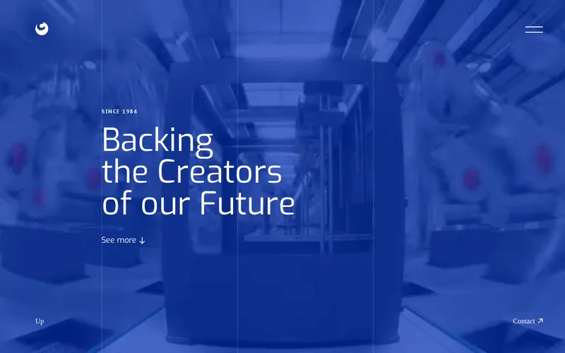 Creathor Ventures website screenshot