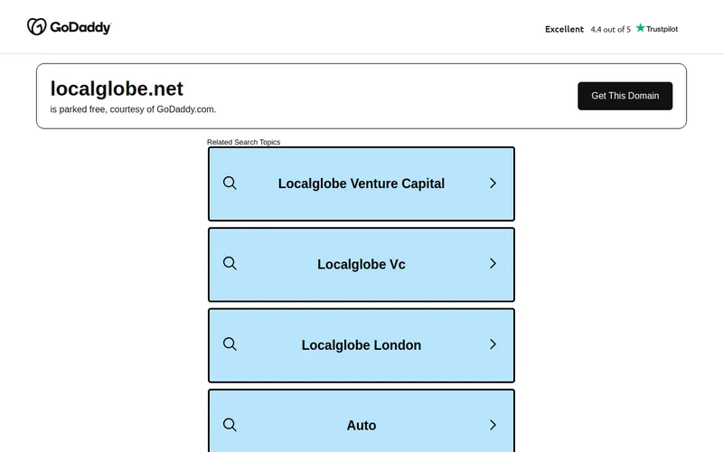 Localglobe website screenshot