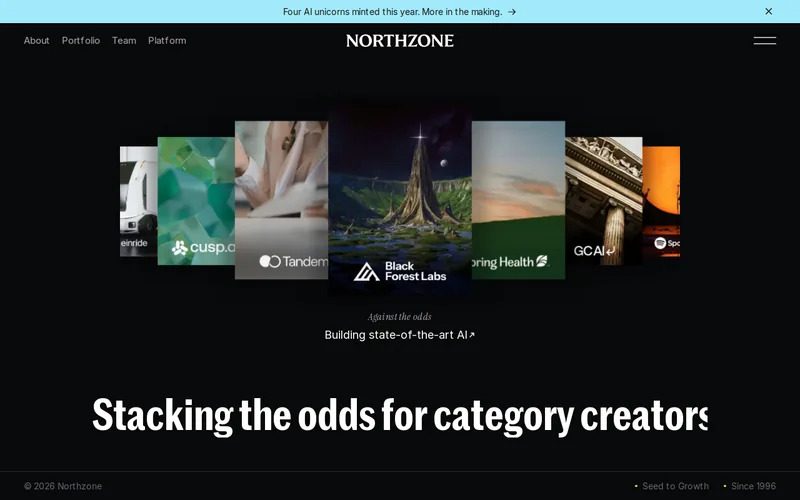 Northzone website screenshot