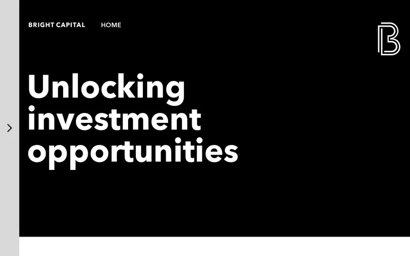 Bright Capital website screenshot