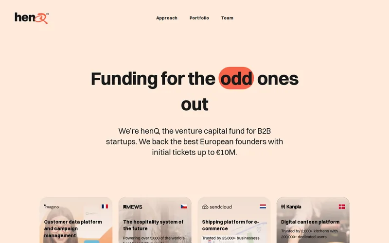 Henq website screenshot