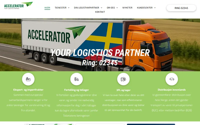 Accelerator Capital website screenshot