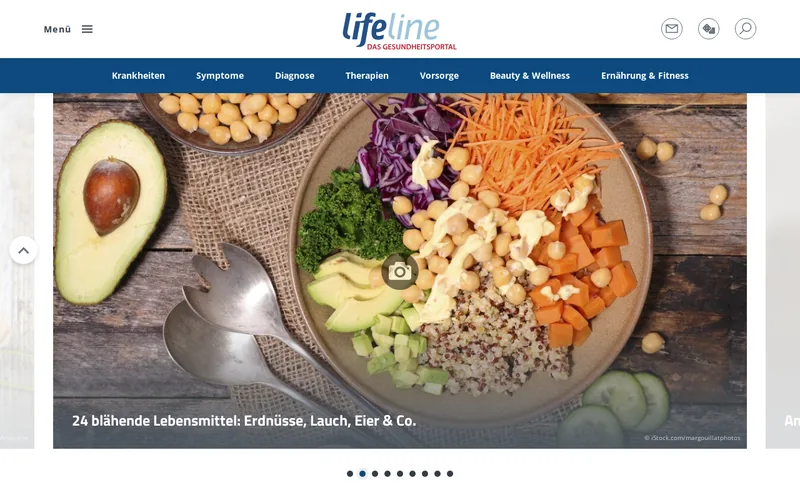 Lifeline Ventures website screenshot