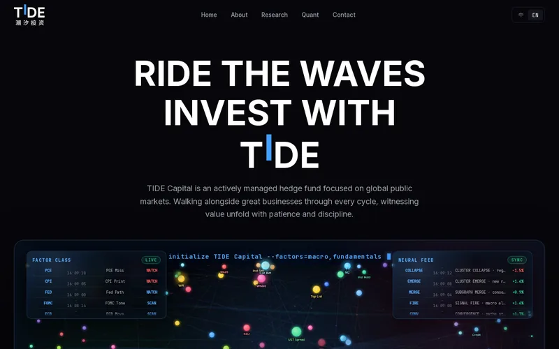 Tide Capital website screenshot