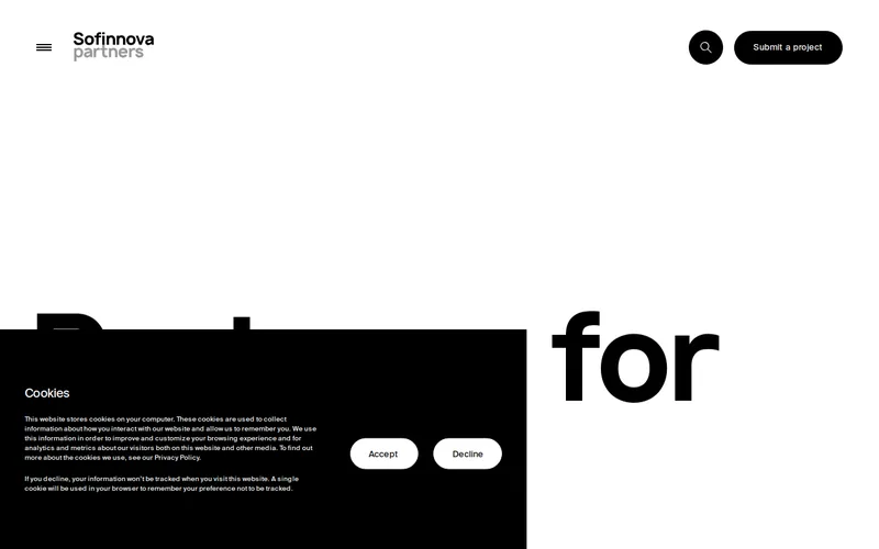Sofinnova Partners website screenshot