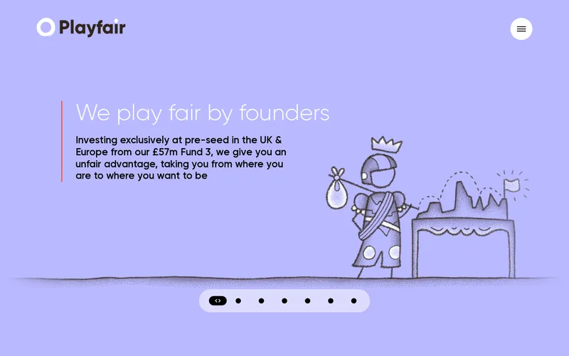Playfair Capital website screenshot