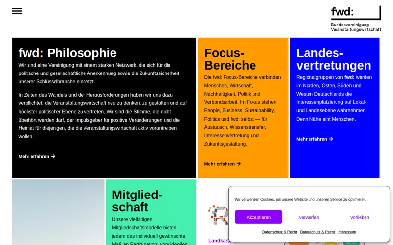 Forward Partners website screenshot