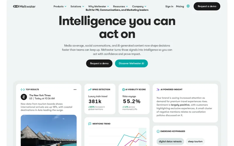 Meltwater Venture Fund website screenshot