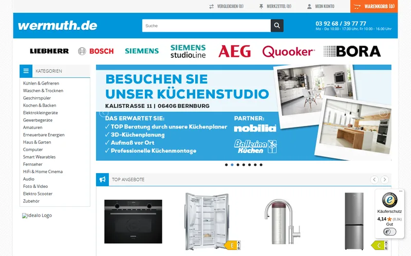 Wermuth Asset Management website screenshot