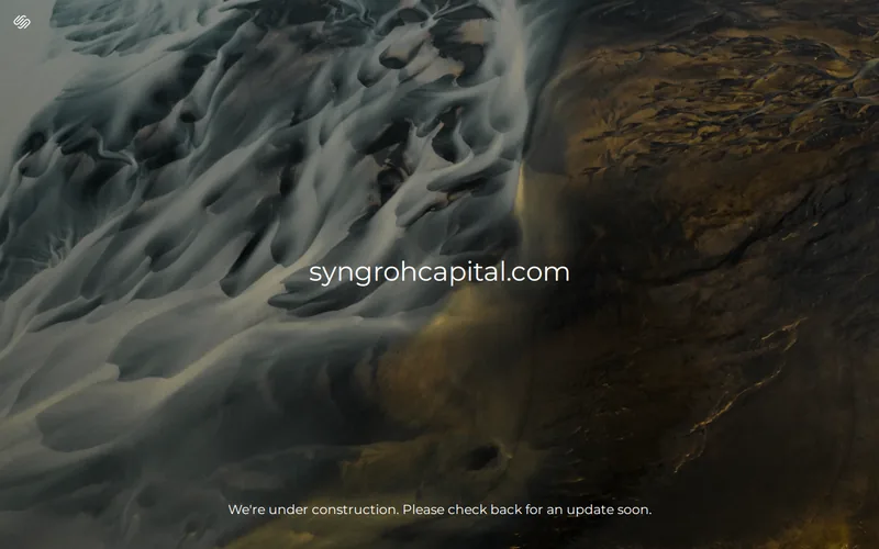 Syngroh Capital website screenshot