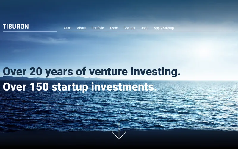 Tiburon website screenshot