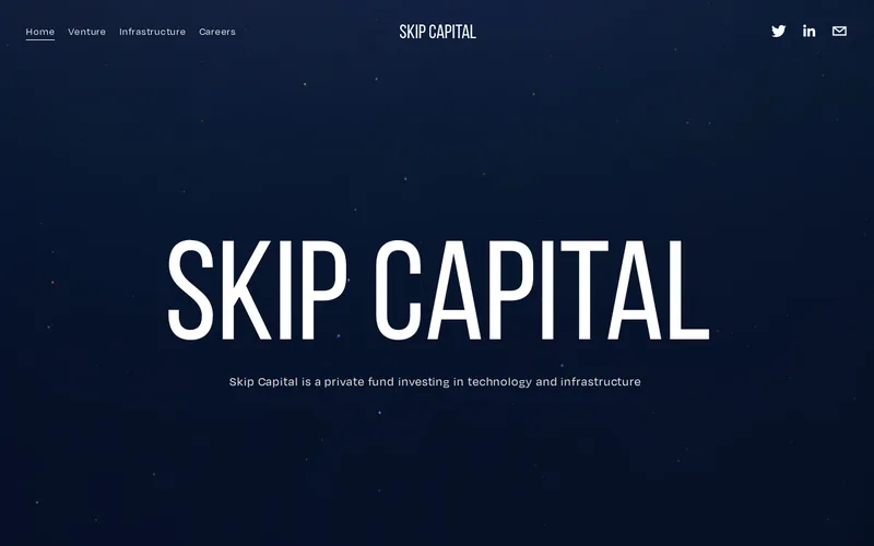 Skip Capital website screenshot