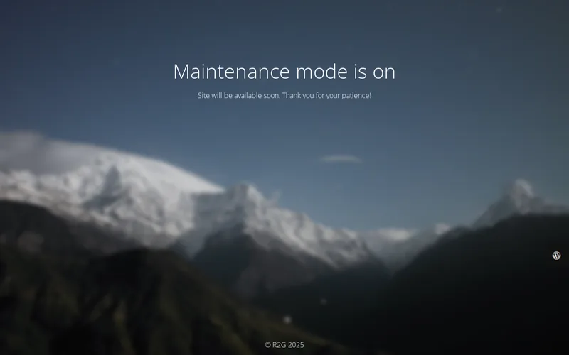 R2G website screenshot