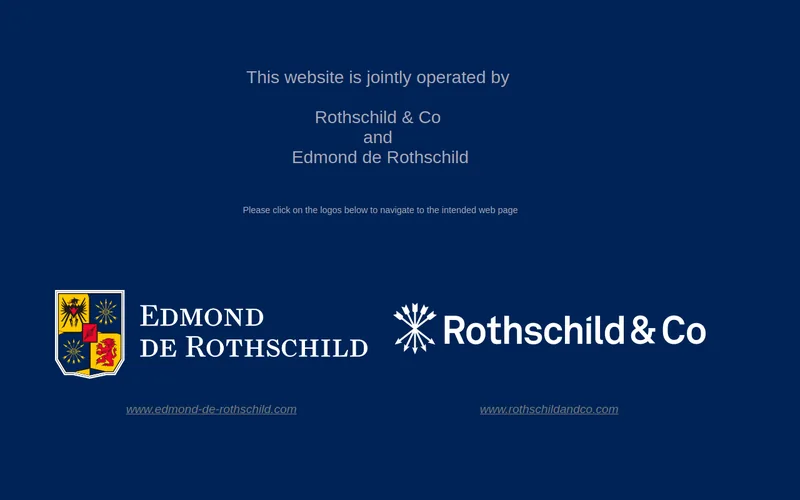 Rothschild & Co website screenshot