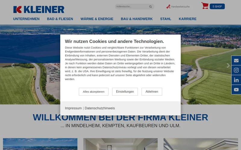 Kleiner Perkins website screenshot