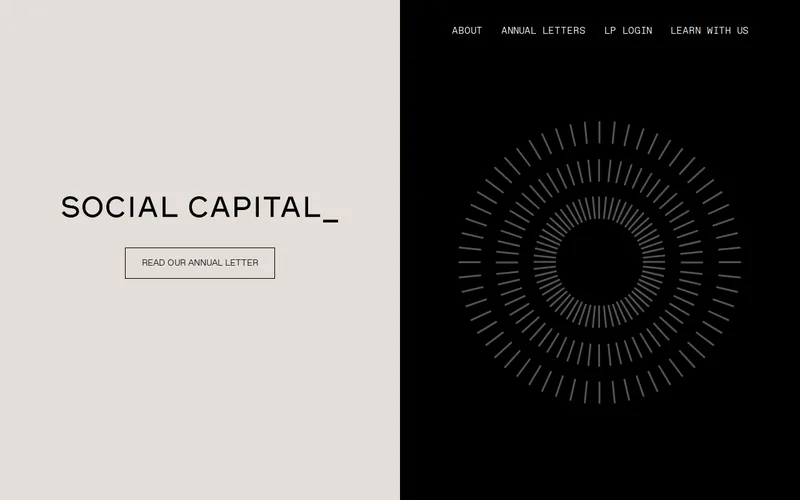 Social Capital website screenshot