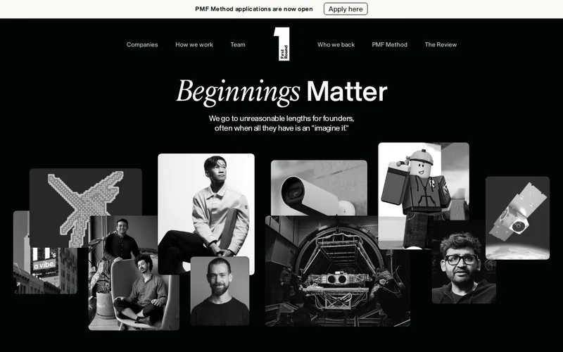 First Round Capital website screenshot
