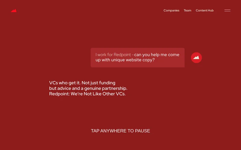 Redpoint Ventures website screenshot