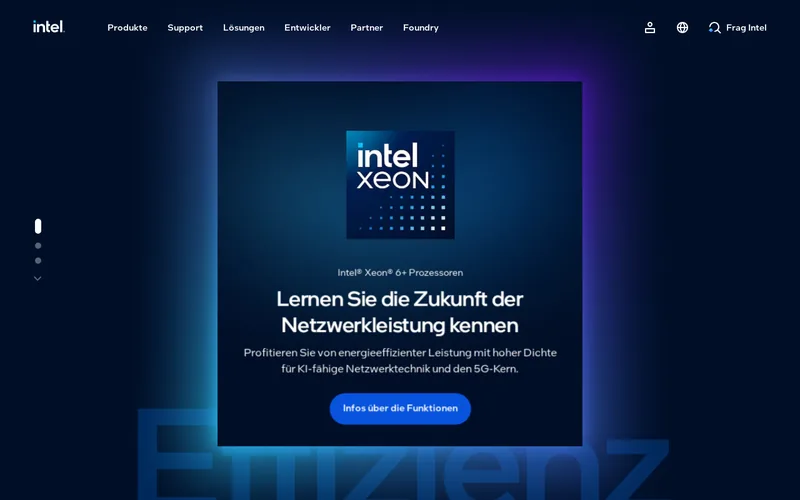 Intel Capital website screenshot