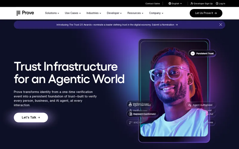 Prove Equity website screenshot