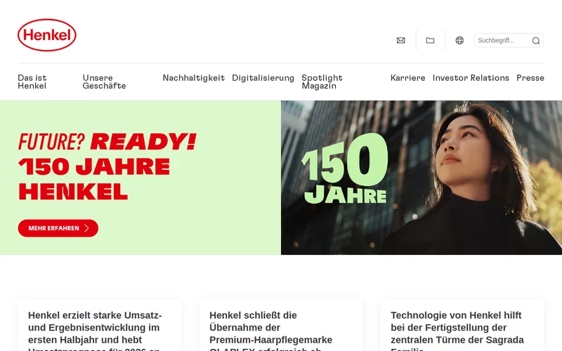 Henkel Ventures website screenshot
