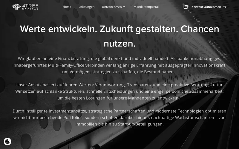 4Tree Capital website screenshot