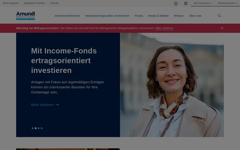 Amundi Alpha Associates AG website screenshot