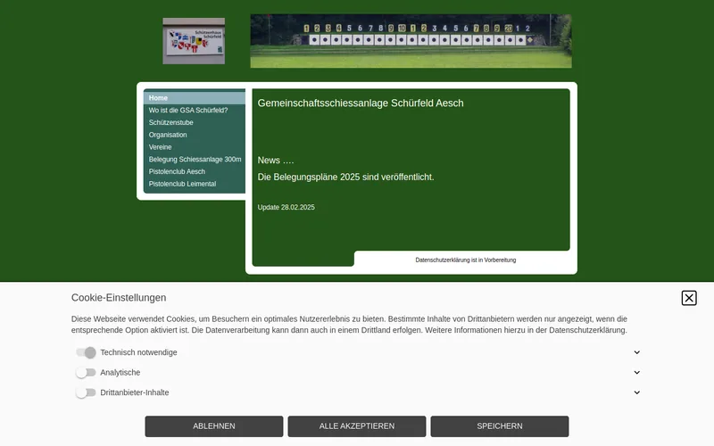 Schürfeld Group website screenshot