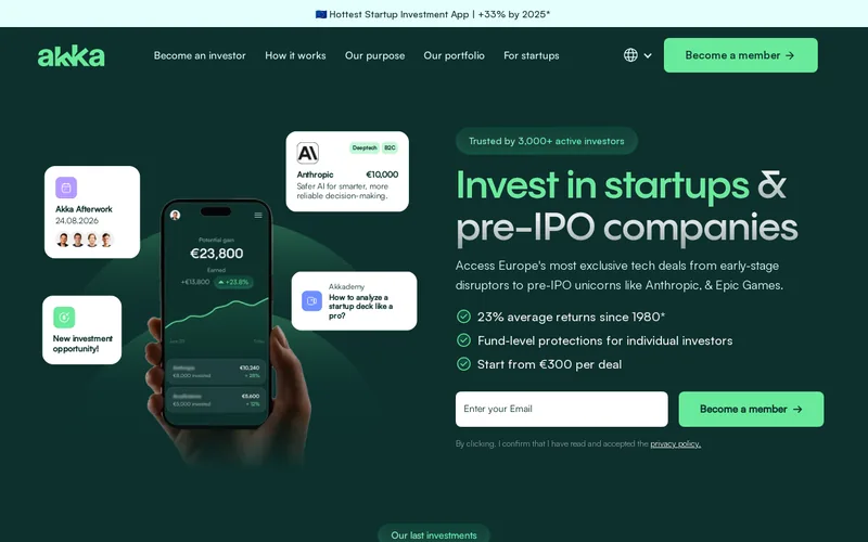 Akka website screenshot