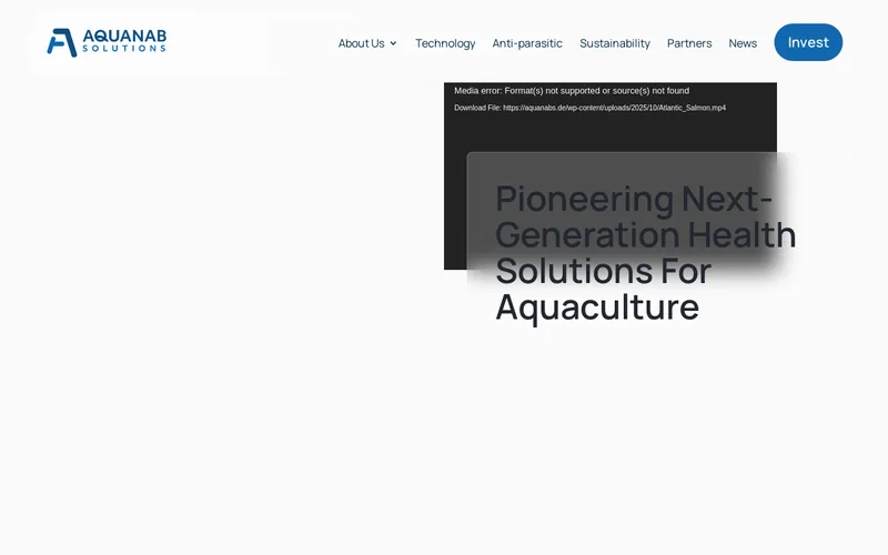 AquaNab website preview