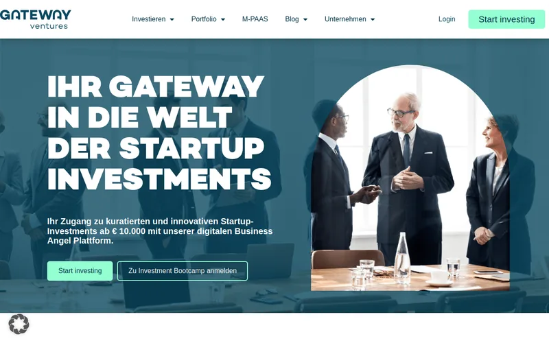 Gateway Ventures website screenshot