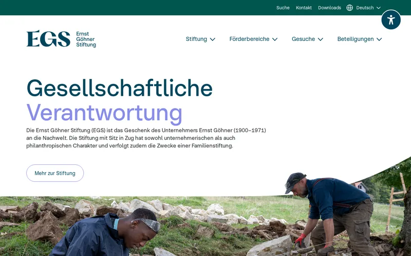 EGS Beteiligungen AG website screenshot