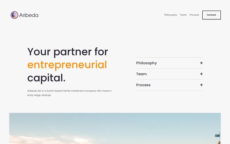 Aribeda website screenshot