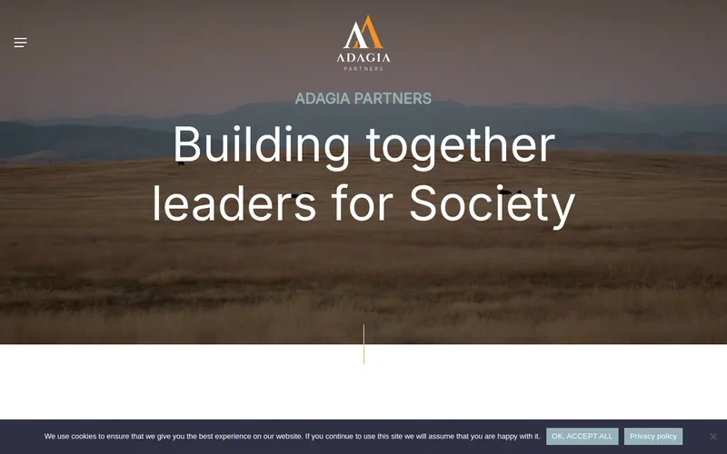 Adagia Partners GmbH website screenshot