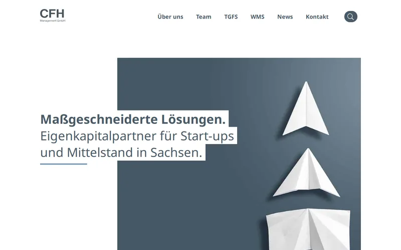 CFH Management GmbH website screenshot