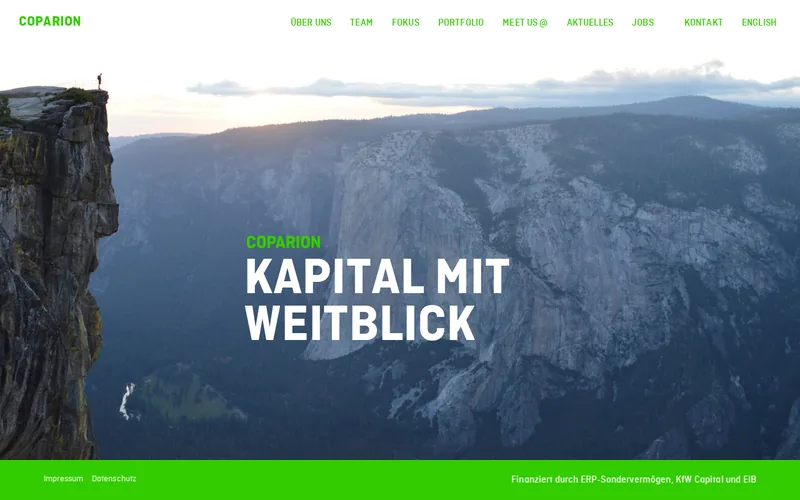 coparion GmbH & Co. KG website screenshot