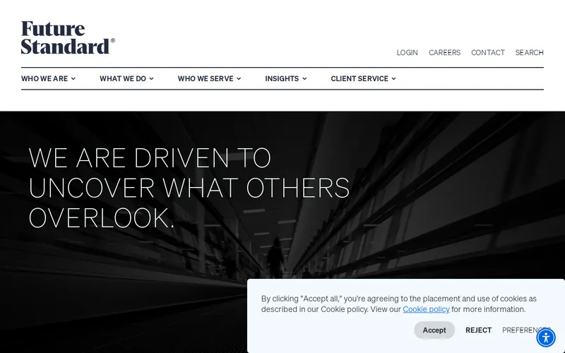 Future Standard website screenshot