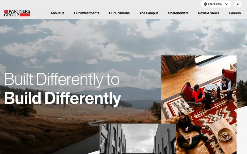 Partners Group AG website screenshot