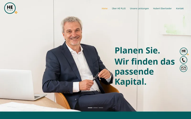 HE Plus Finance & Consulting GmbH website screenshot