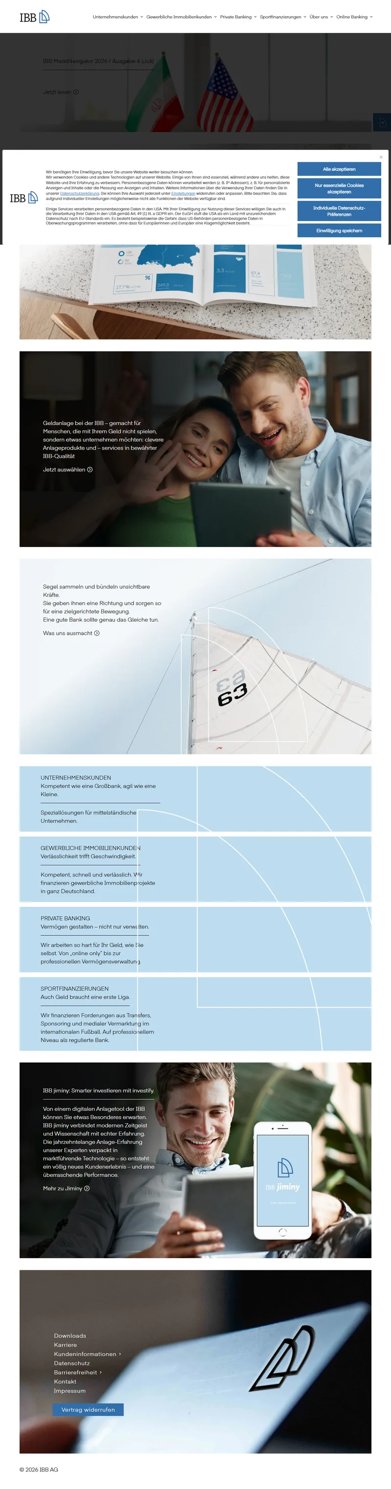 IBB Beteiligungsgesellschaft mbH website screenshot