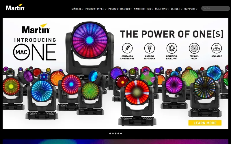Martin Billhardt website screenshot