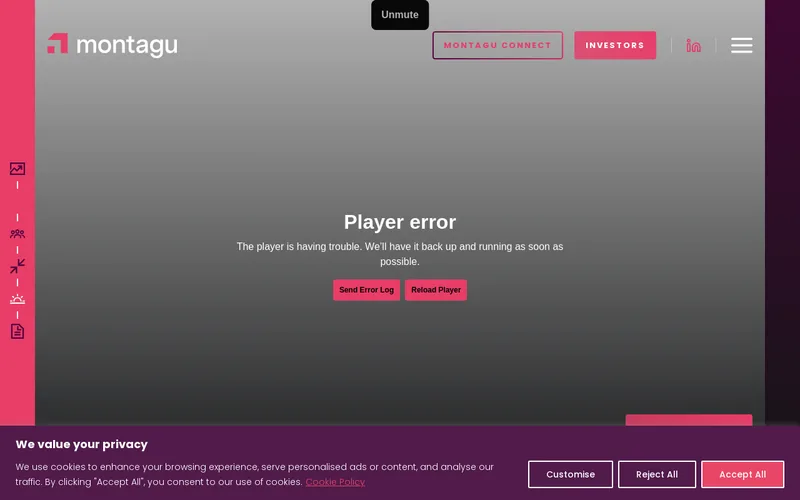Montagu Private Equity GmbH website screenshot