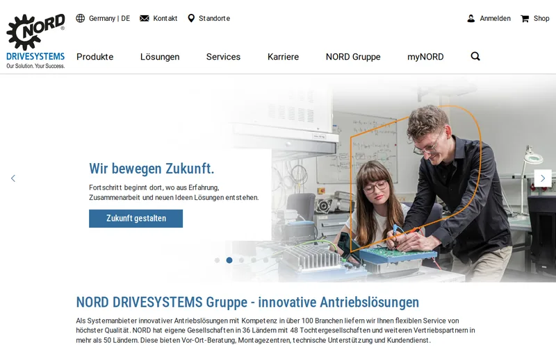 NORD Holding Unternehmensbeteiligungsgesellschaft mbH website screenshot