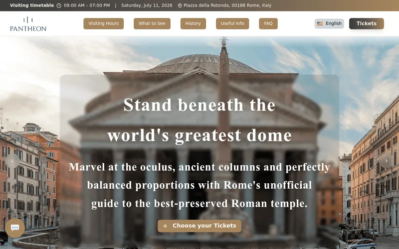 Pantheon website screenshot